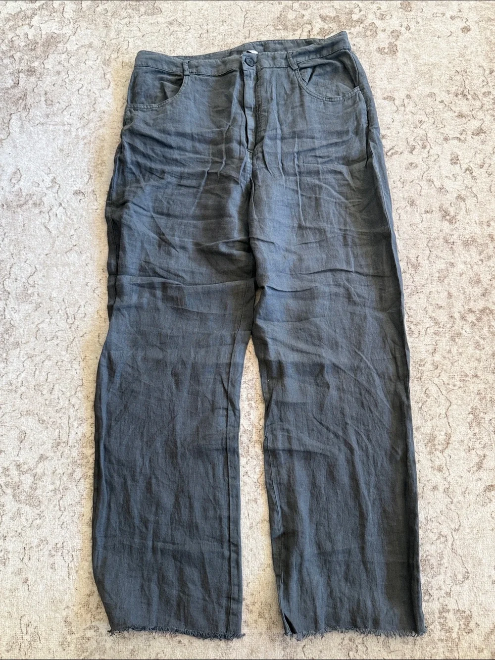 Zara NWOT Women’s Casual Gray Linen Pants